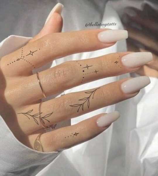 Finger tattoo - Holistic Ink