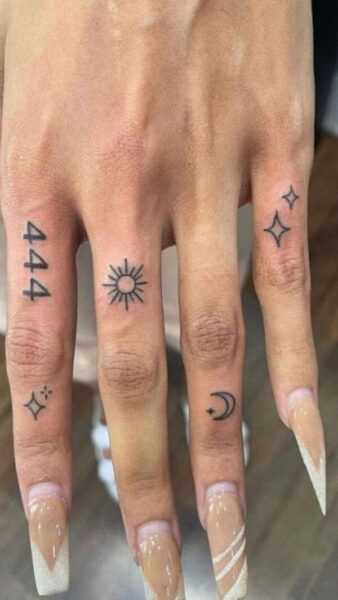 Finger tattoo - Holistic Ink