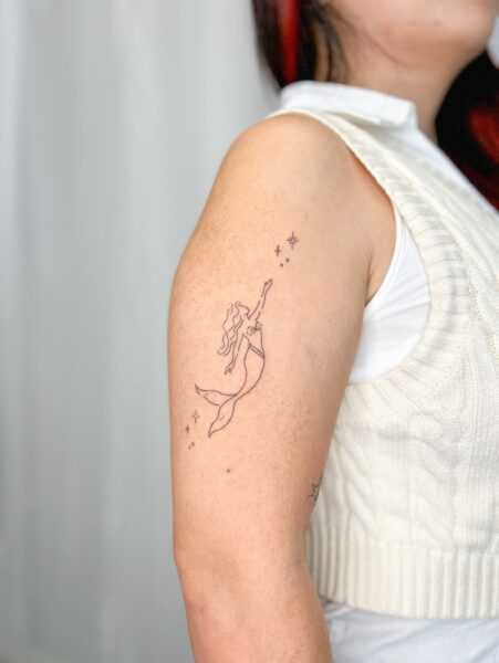 Mermaid tattoos that celebrate freedom and feminine energy | zoey_fahey