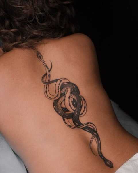 A back tattoo works best on the body's largest canvas