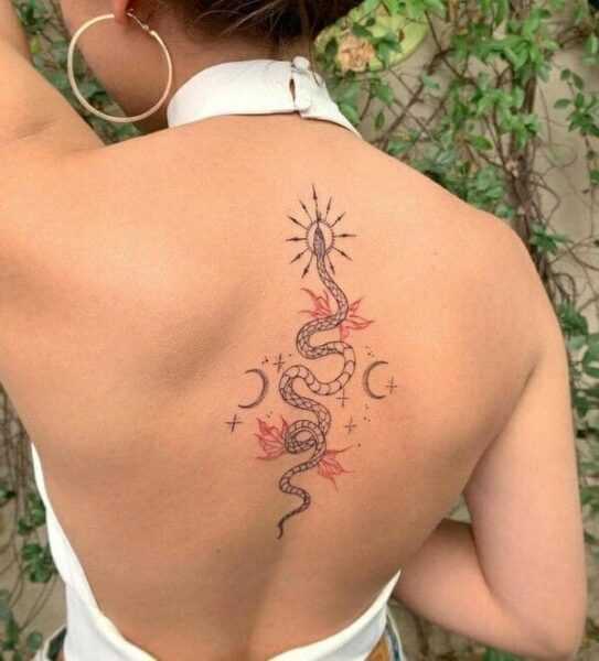 Care for your back tattoo properly