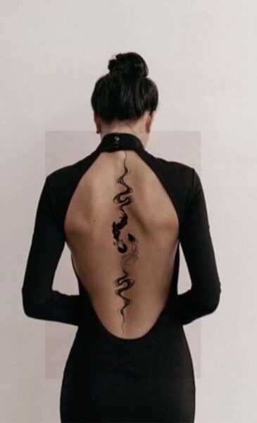 Full back tattoo