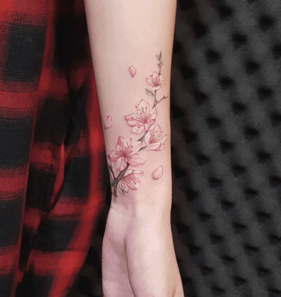 Amazing Japanese Cherry Blossom Tattoo Designs and Inspiring Ideas