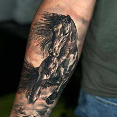 Dark Horse Tattoo Ideas that Express Your Unique Personality
