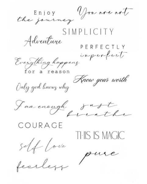 Minimalist lettering tattoos