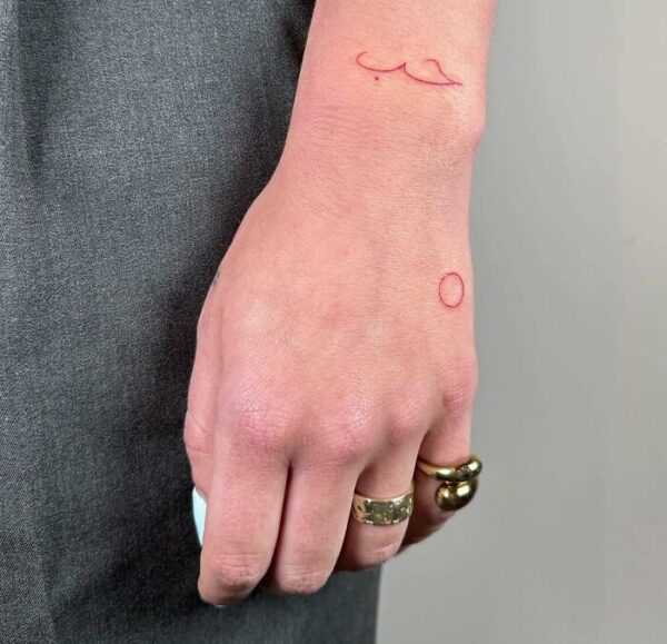 Small Red Tattoos