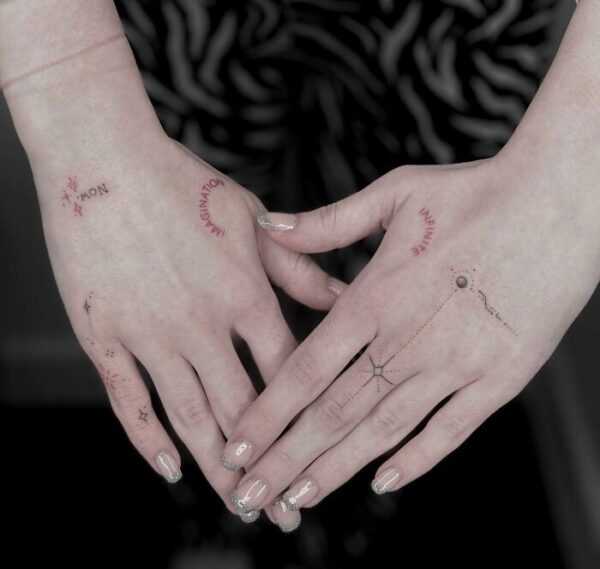 Simple Hand Tattoos