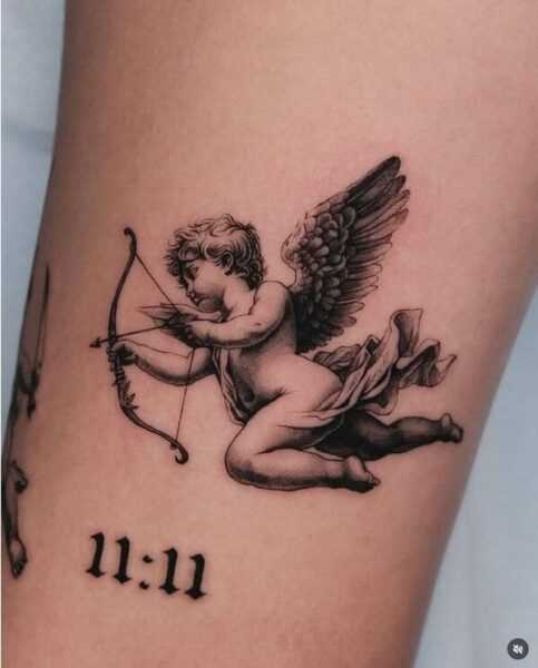 A cherub tattoo symbolizes innocence, purity, and unconditional love | Holistic Ink