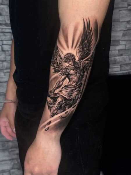 Angel tattoo designs are widely popular in the United States - Holistic Ink 