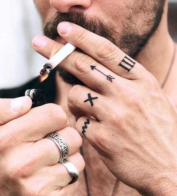 Finger tattoo - Holistic Ink
