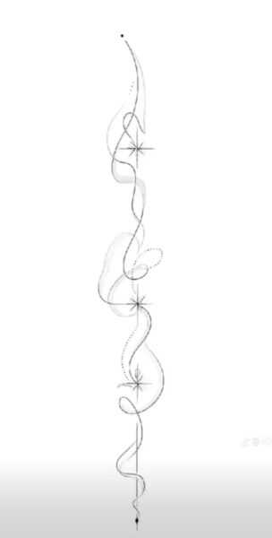 Abstract Fine Line Composition | Keala