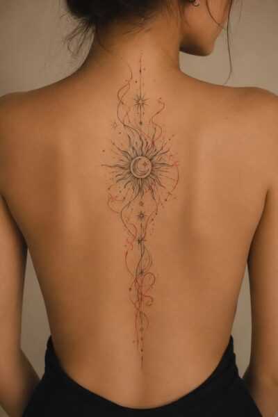 Mandala Centerpiece with Extending Linework | Lc Tatto