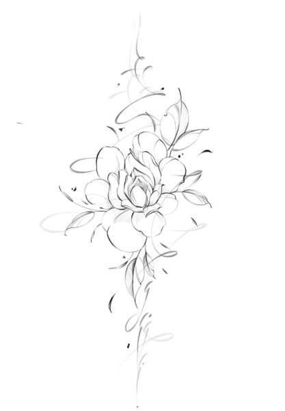 Peony Stack | eva.tattoo_