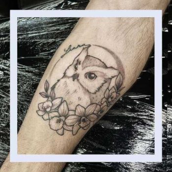 Owl bird body ink | tianaleeartistry